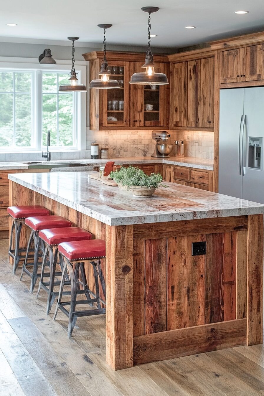 19 Rustic Kitchen Cabinets to Create the Perfect Blend of Style and Comfort 13 rustic kitchen cabinets