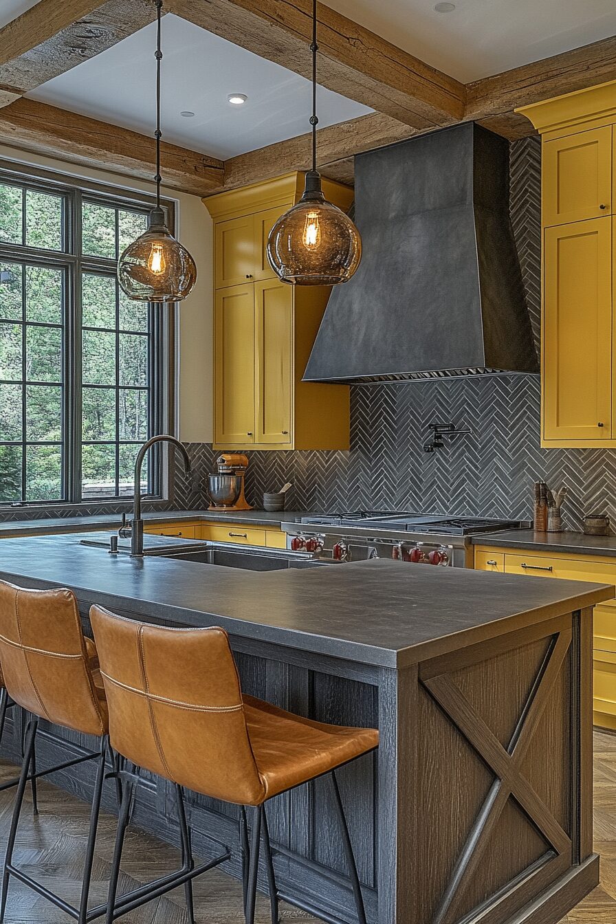 19 Yellow Kitchen Cabinets to Inspire Happiness and Freshness in Your Kitchen 13 yellow kitchen cabinets