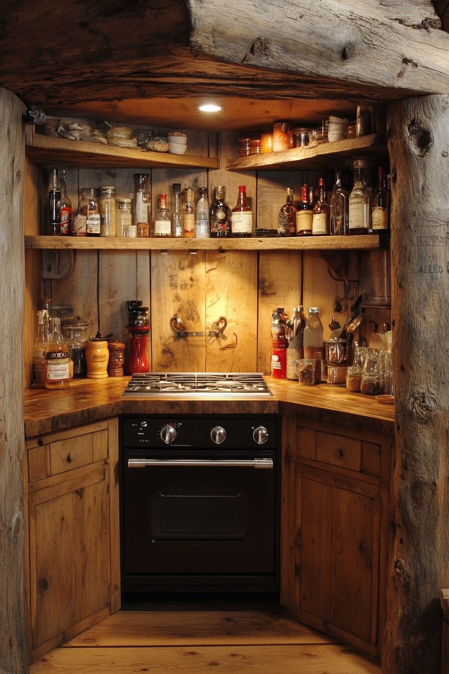 29 Little Cabin Kitchen Ideas to Bring Rustic Charm to Your Cooking Area 13 little cabin kitchen