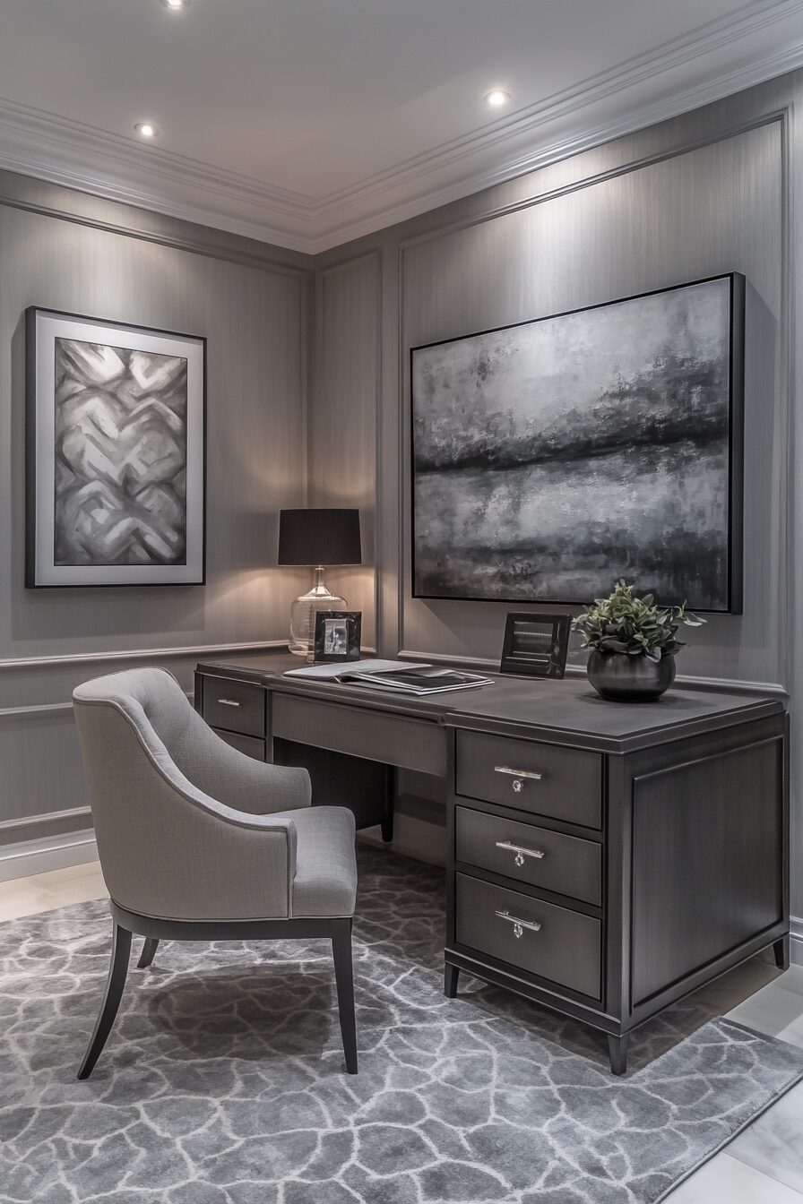 29 Elegant Home Office Ideas to Add Timeless Style and Practicality to Your Office 14 Elegant home office