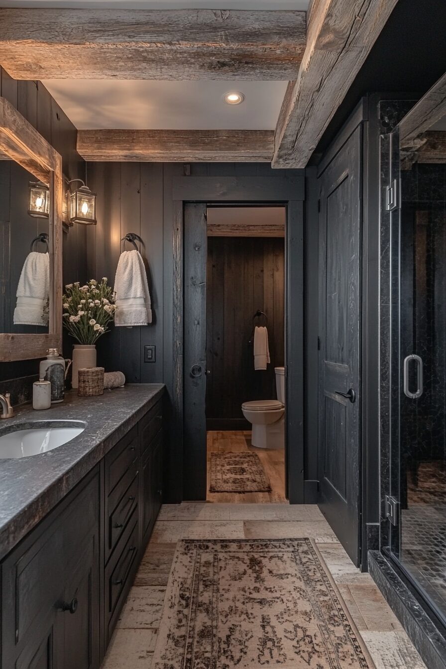 29 Black Bathroom Ideas for a Bold and Luxurious Bathroom Transformation 14 black bathroom