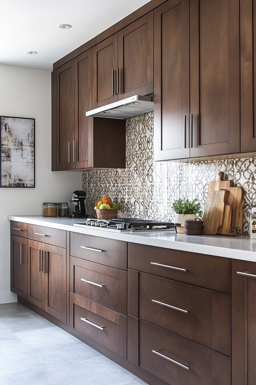 19 Brown Kitchen Cabinets for a Cozy and Timeless Kitchen Makeover 15 brown kitchen cabinets