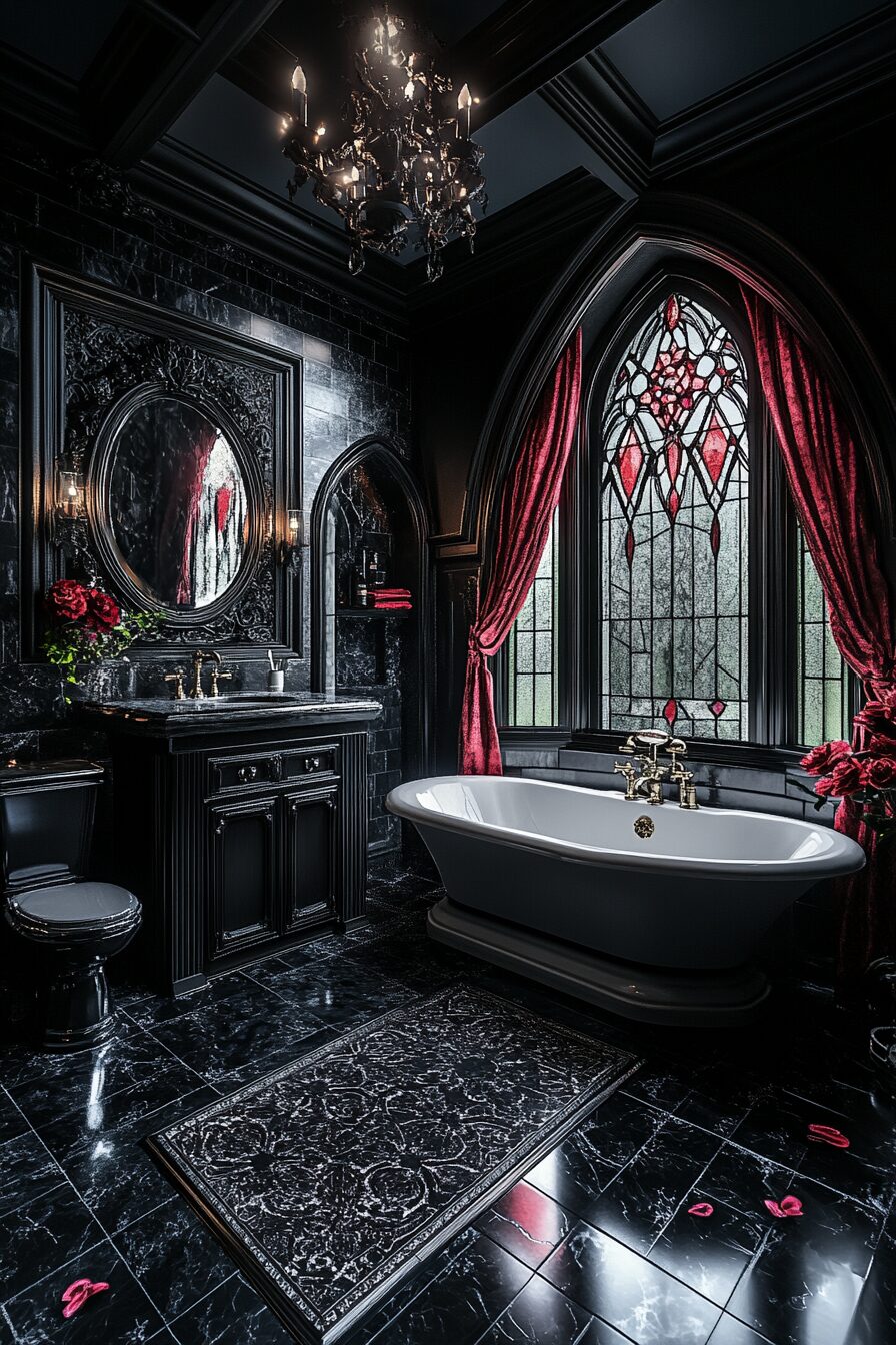 29 Black Bathroom Ideas for a Bold and Luxurious Bathroom Transformation 15 black bathroom