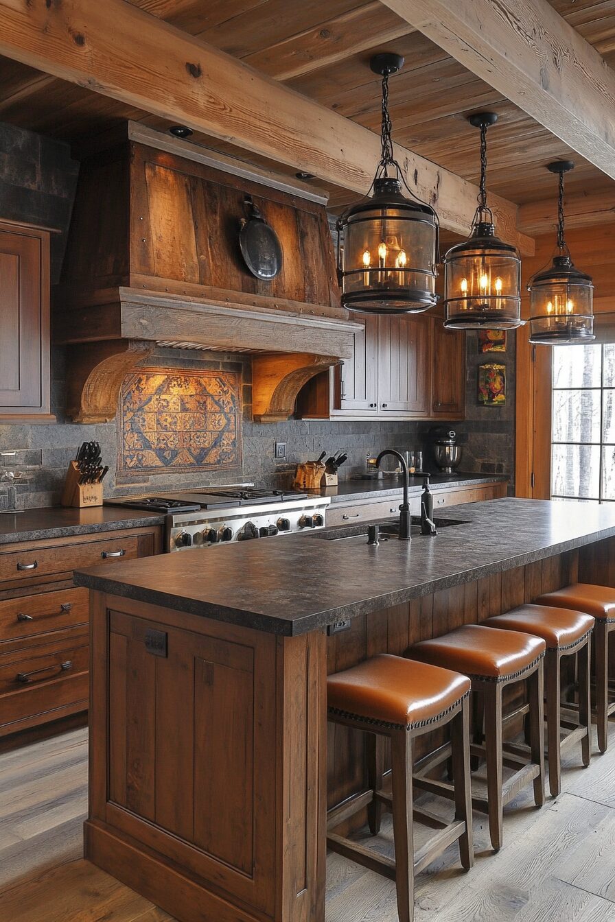 19 Brown Kitchen Cabinets for a Cozy and Timeless Kitchen Makeover 16 brown kitchen cabinets