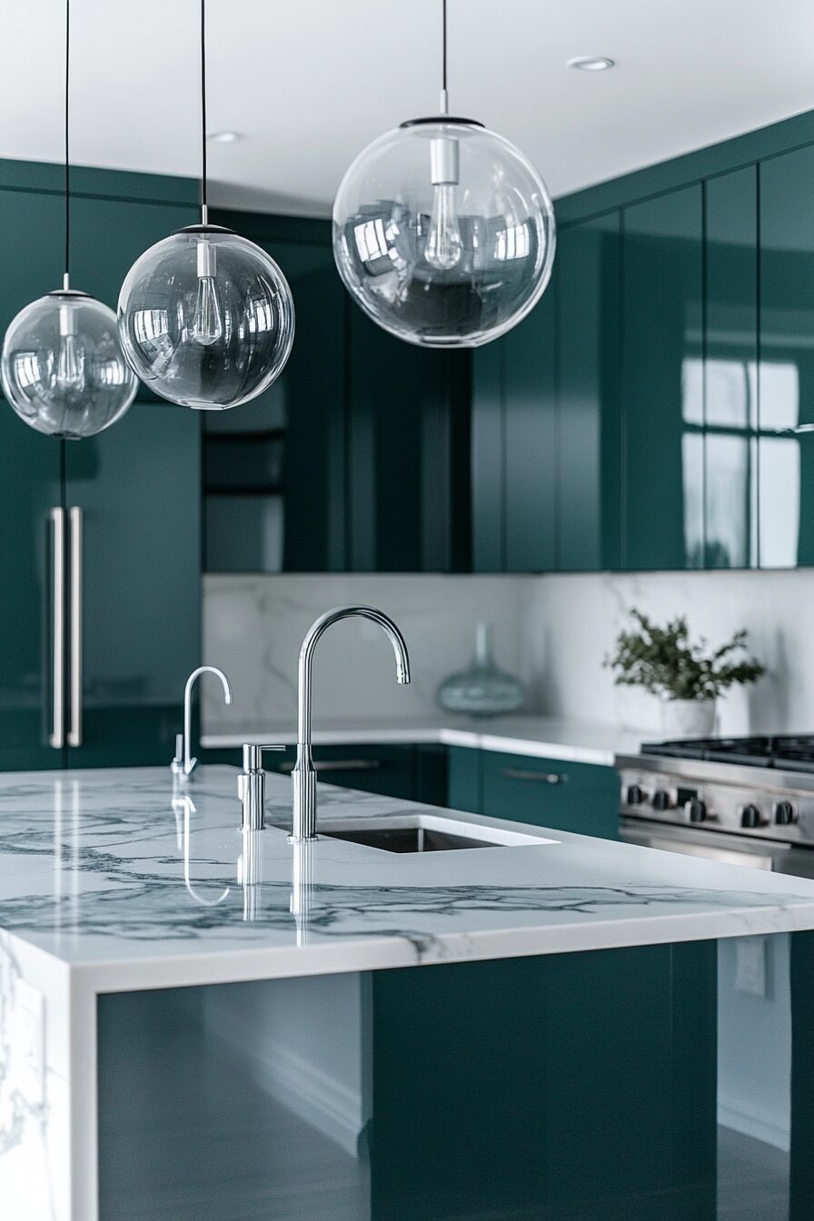 29 Dark Green Kitchen Cabinets to Bring Color and Character to Your Cooking Space 16 dark green kitchen cabinets