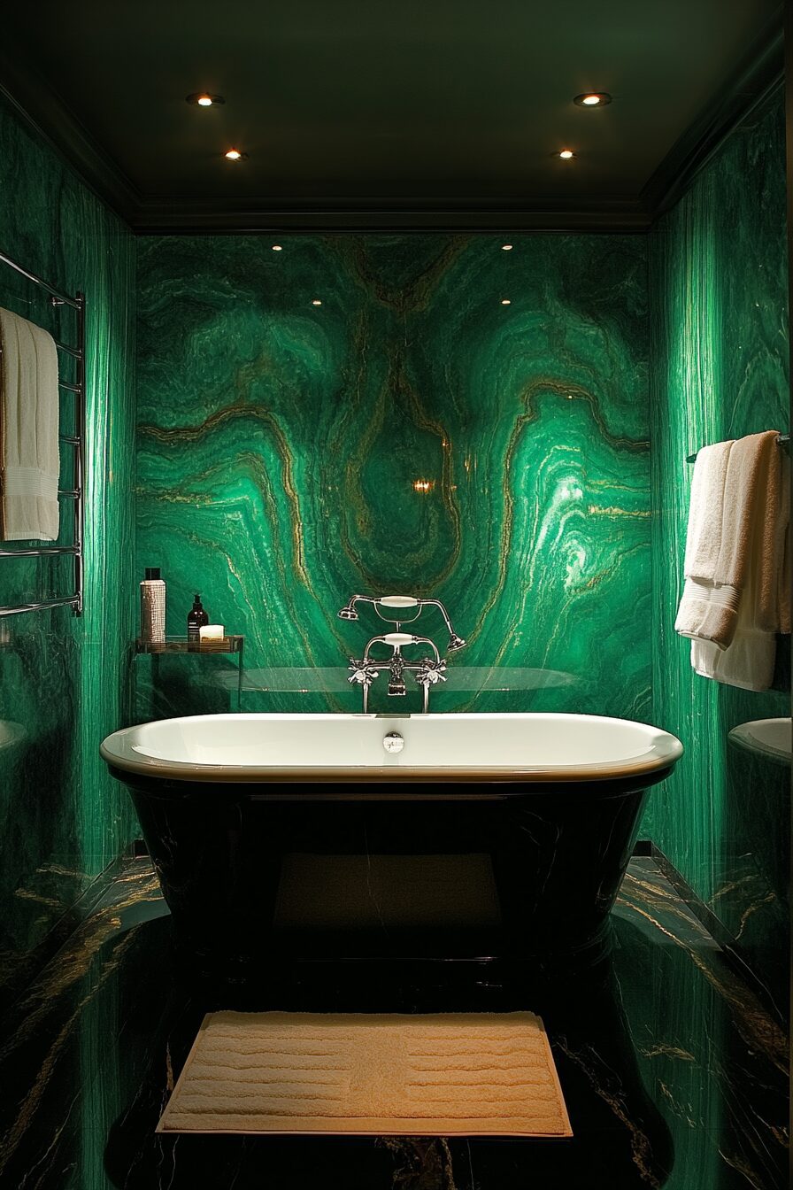 29 Green Bathroom Ideas to Create a Serene and Beautiful Bathroom Environment 16 green bathroom