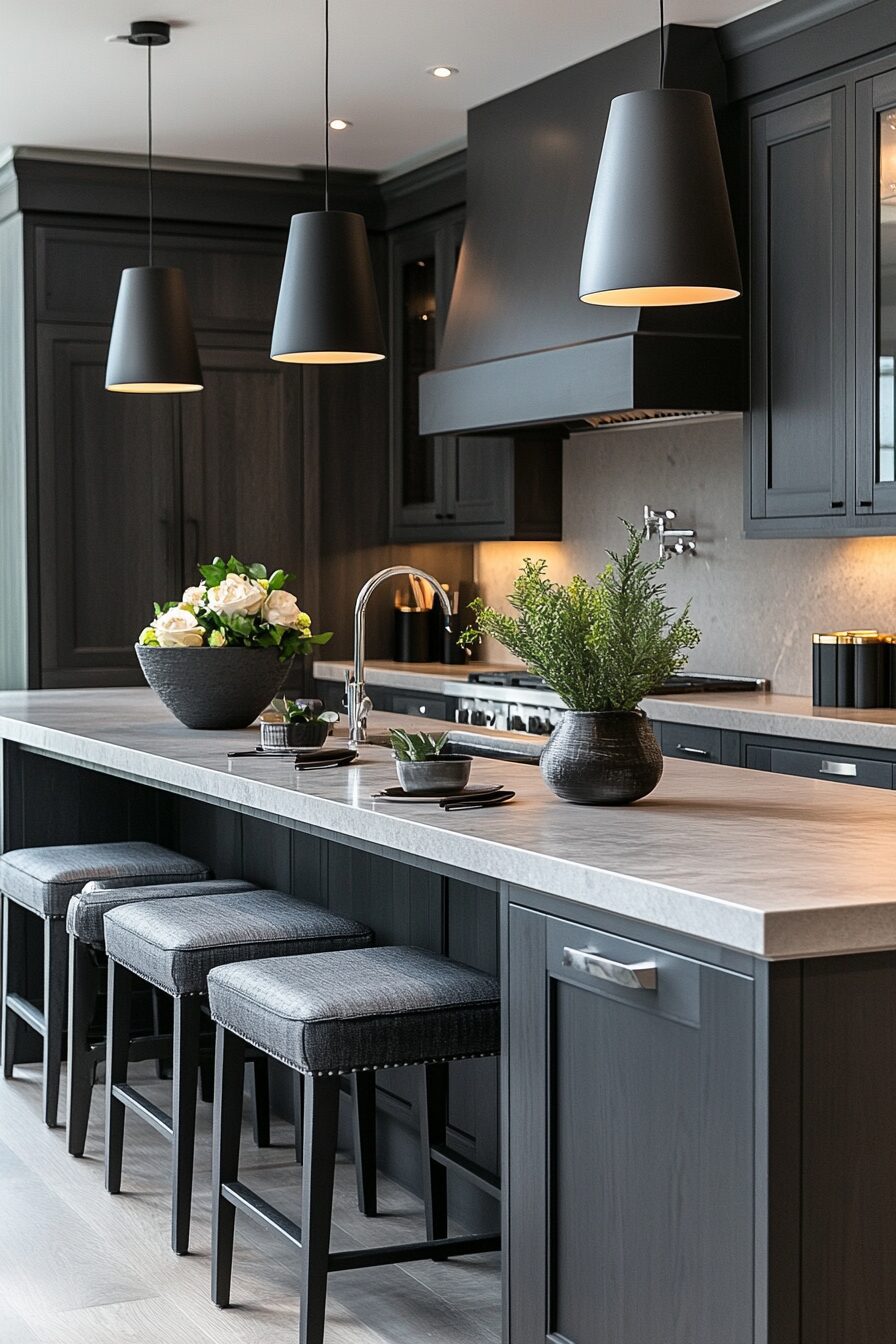 19 Gray Kitchen Cabinets for a Fresh and Inviting Look in Your Kitchen 16 gray kitchen cabinets