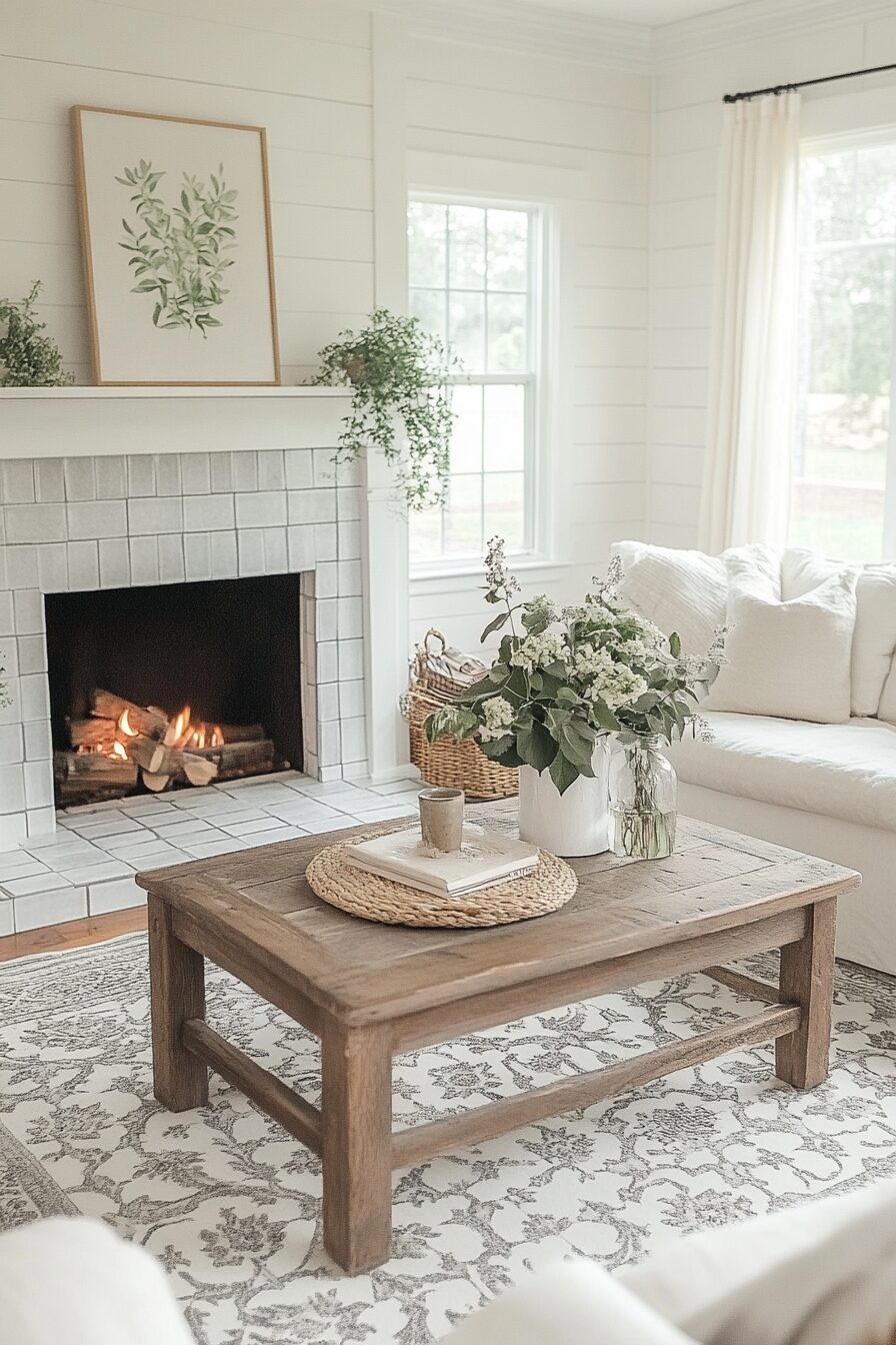 29 Farmhouse Fireplace Ideas to Bring Classic Warmth and Style into Your Space 16 Farmhouse Fireplace