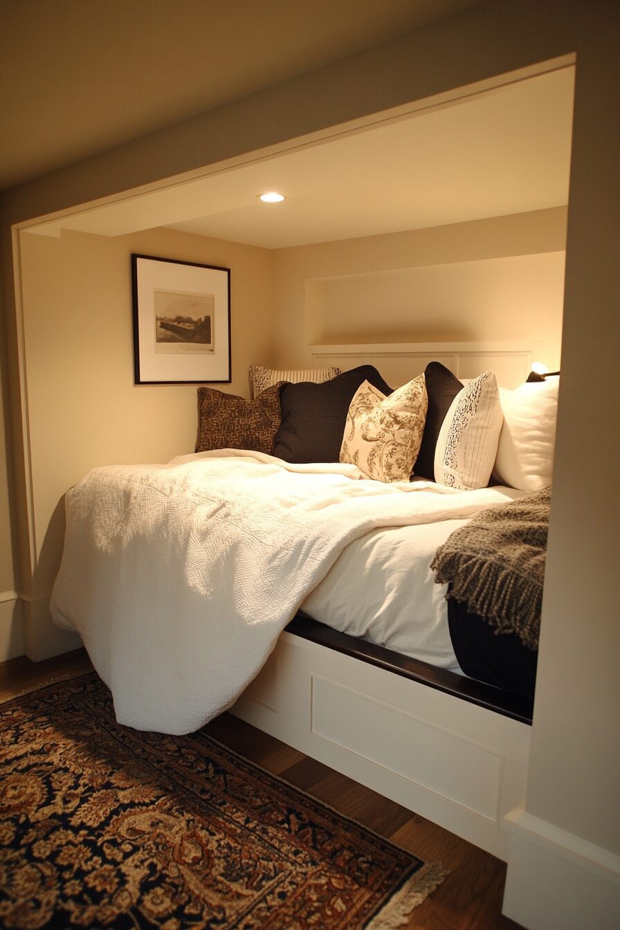 29 Tiny Bedroom Aesthetic Ideas That Will Make Your Room Feel Bigger 17 Tiny Bedroom Aesthetic
