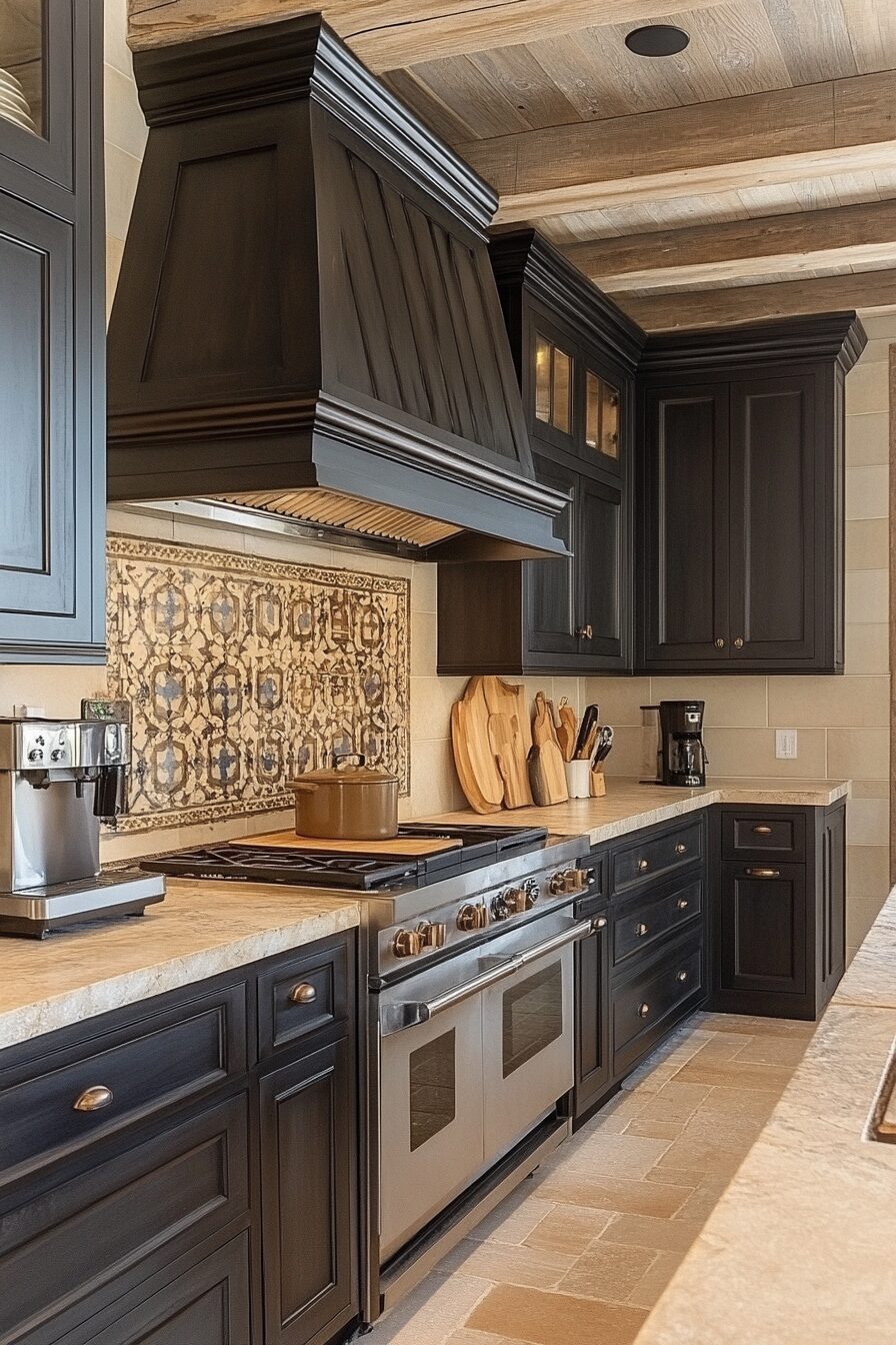 19 Dark Kitchen Cabinets to Bring a Bold Statement to Your Cooking Area 17 dark kitchen cabinets