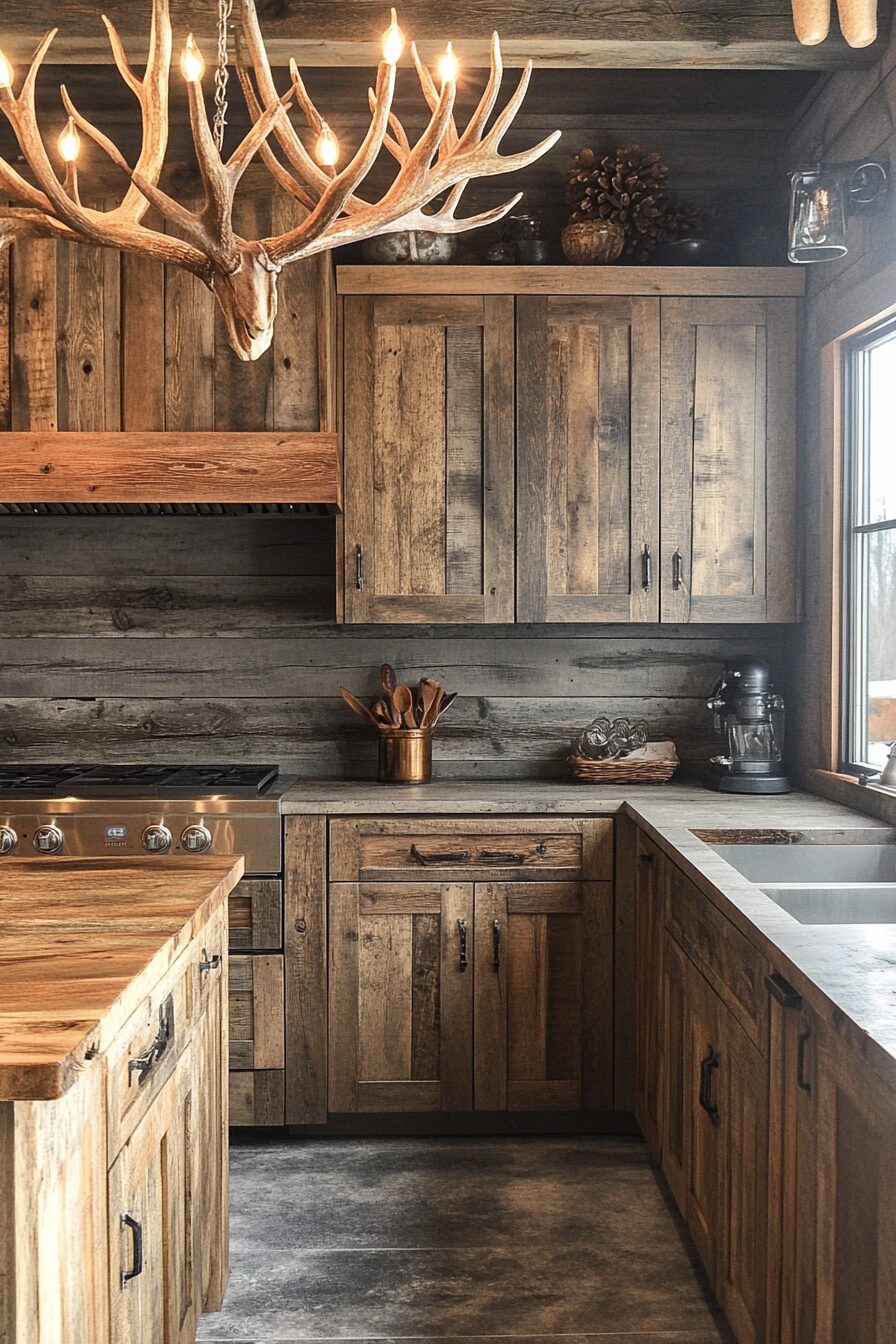 19 Rustic Kitchen Cabinets to Create the Perfect Blend of Style and Comfort 17 rustic kitchen cabinets