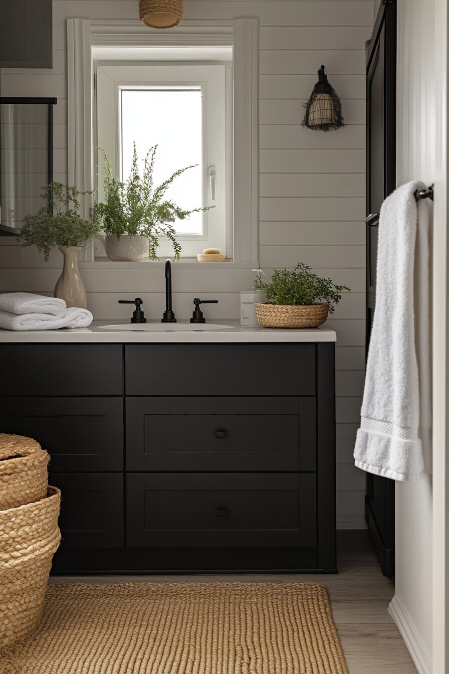 29 Black Bathroom Ideas for a Bold and Luxurious Bathroom Transformation 18 black bathroom