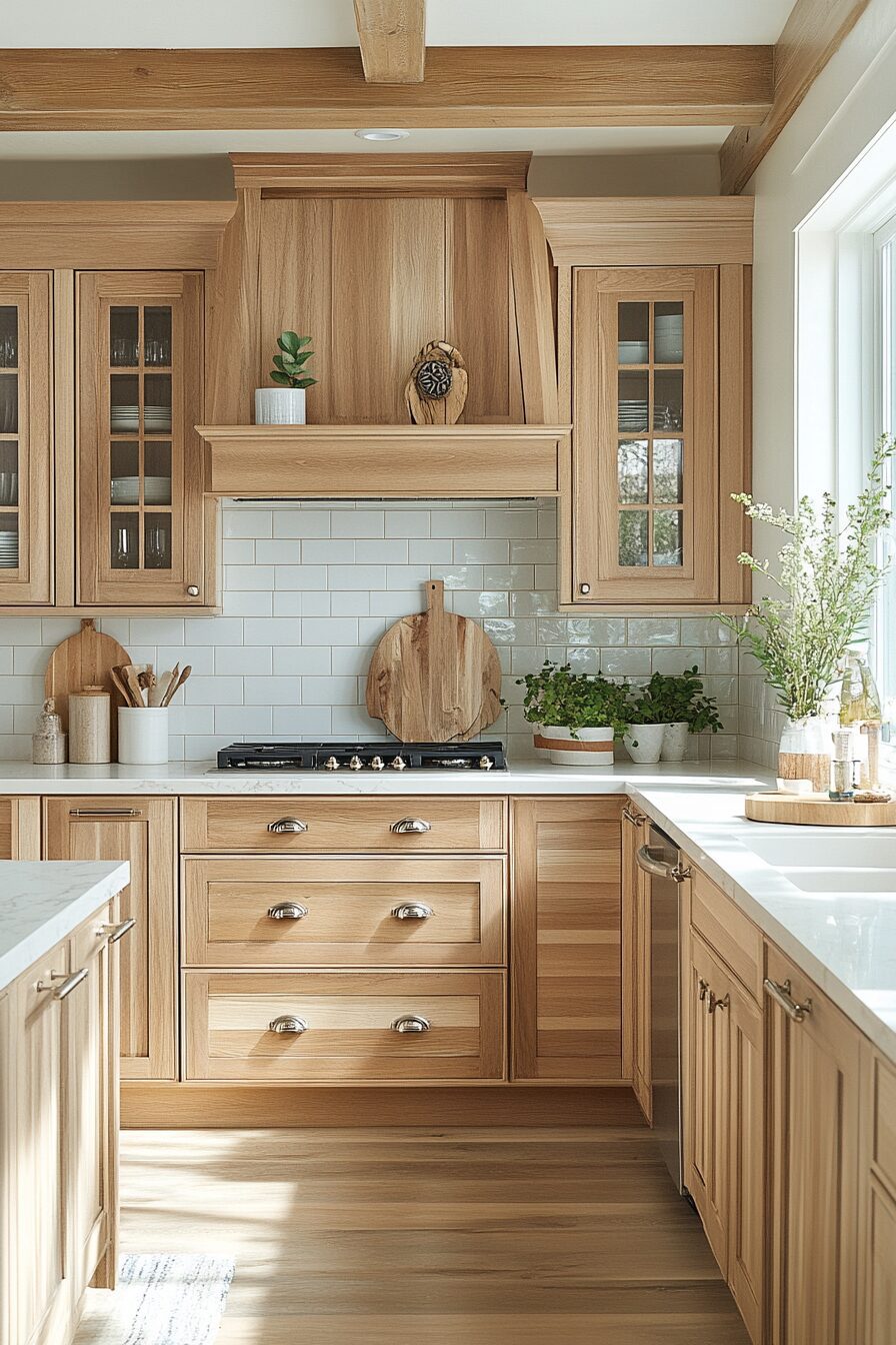 19 Hickory Kitchen Cabinets for a Rustic Yet Contemporary Culinary Hub 18 hickory kitchen cabinets