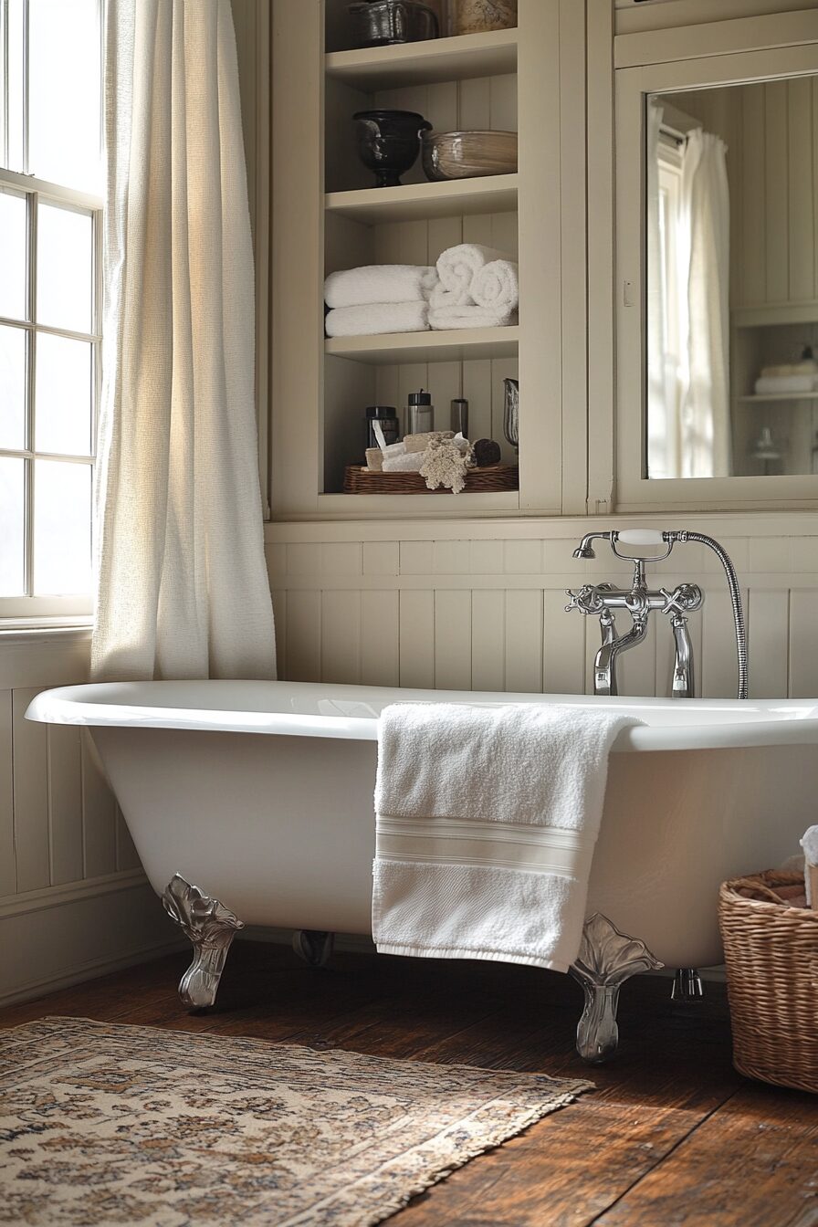 29 Small Bathroom with Tub Ideas to Maximize Space Without Sacrificing Style 18 small bathroom with tub