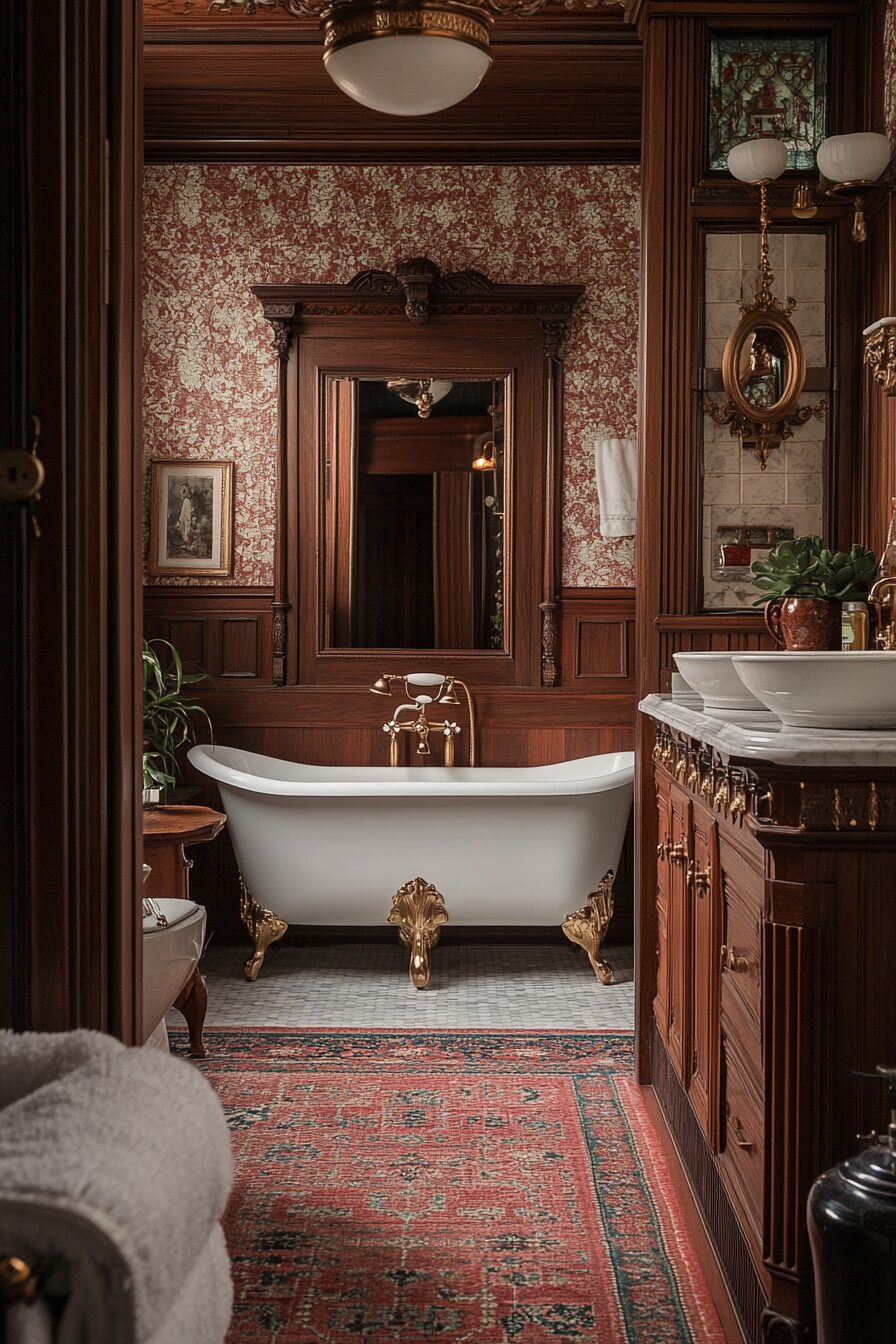 29 Victorian Bathroom Ideas to Create a Beautifully Vintage Retreat 19 Victorian Bathroom Ideas