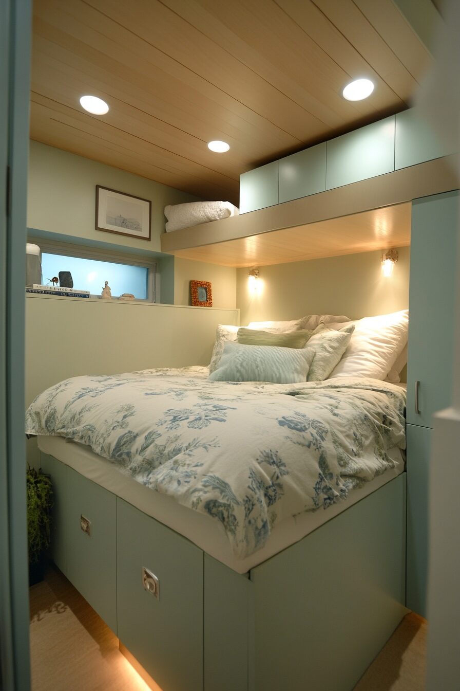 29 Tiny Bedroom Aesthetic Ideas That Will Make Your Room Feel Bigger 19 Tiny Bedroom Aesthetic