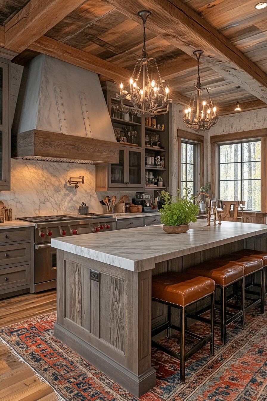 29 Little Cabin Kitchen Ideas to Bring Rustic Charm to Your Cooking Area 19 little cabin kitchen