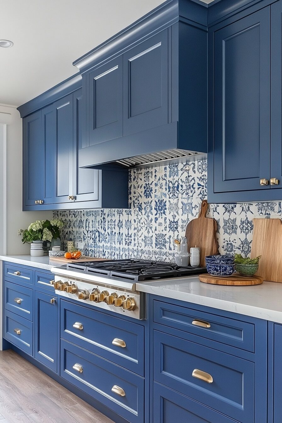 19 Blue Kitchen Cabinets to Transform Your Kitchen into a Serene Oasis 19 blue kitchen cabinets