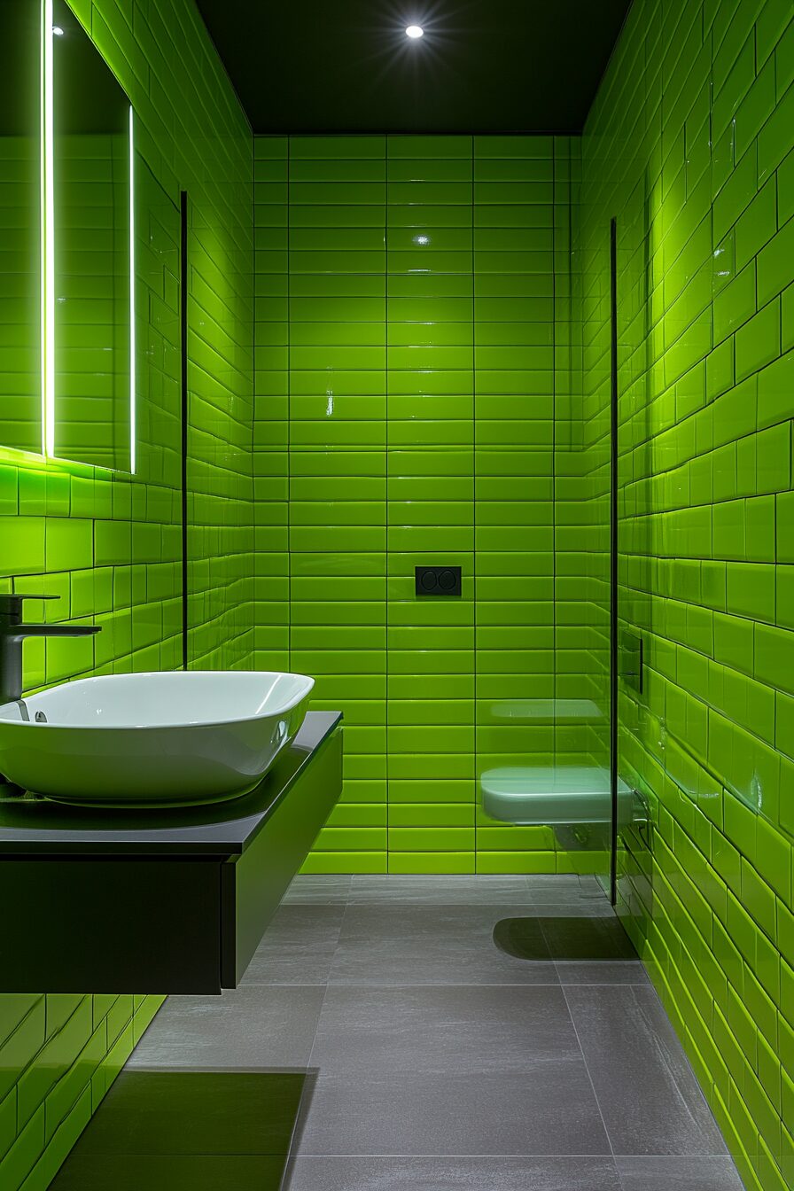 29 Green Bathroom Ideas to Create a Serene and Beautiful Bathroom Environment 19 green bathroom