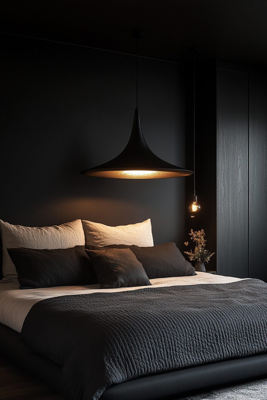 29 Black Bedroom Ideas to Create a Calming and Elegant Bedroom Vibe 19 black bedroom