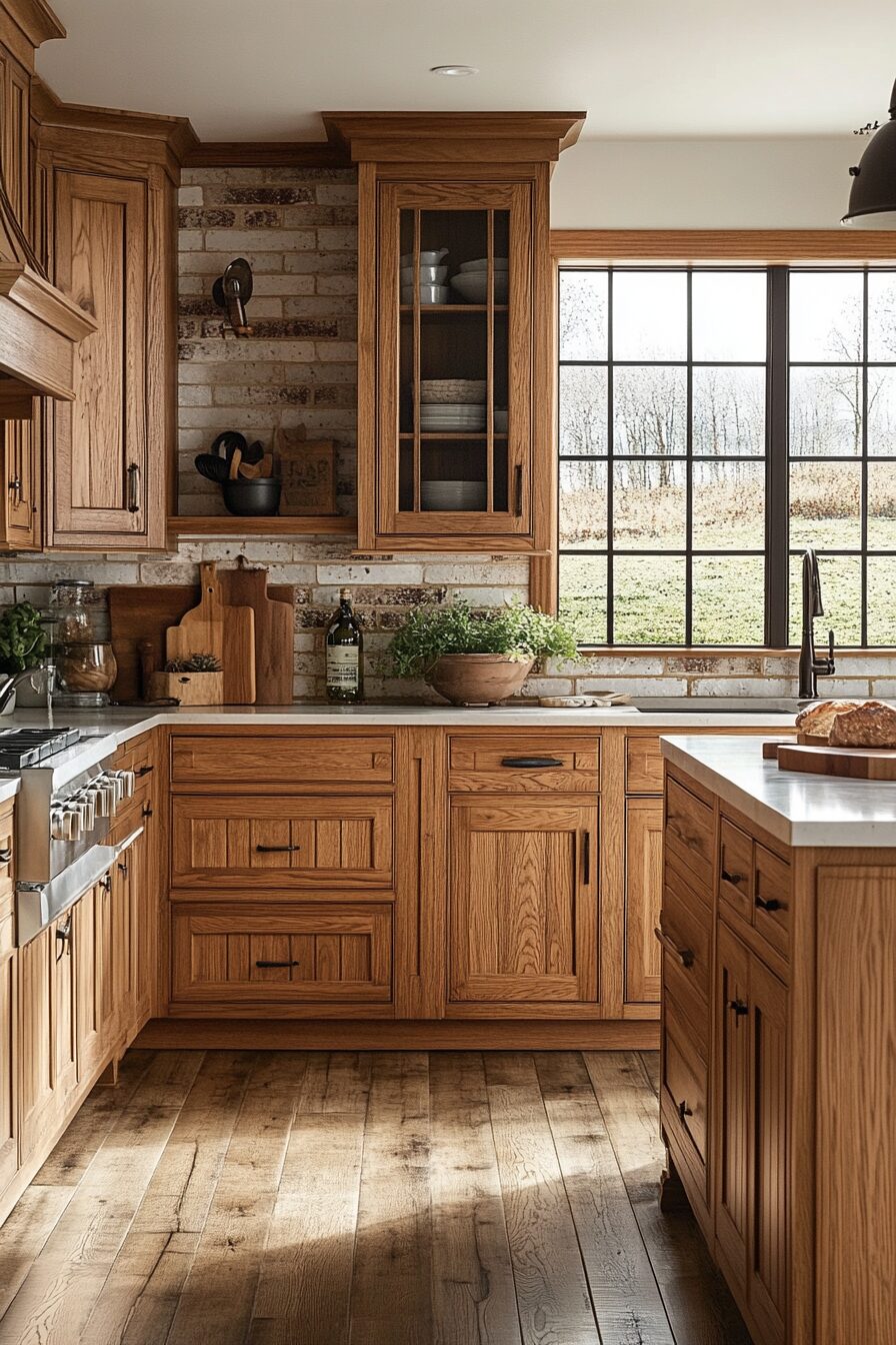 19 Oak Kitchen Cabinets to Add Character and Texture to Your Kitchen 19 oak kitchen cabinets