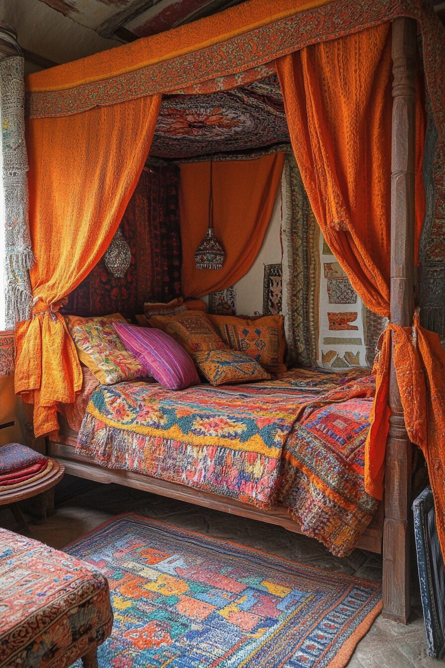 29 Boho Bedroom with Canopy Ideas for a Relaxing, Enchanting Bedroom Makeover 2 Boho Bedroom with Canopy