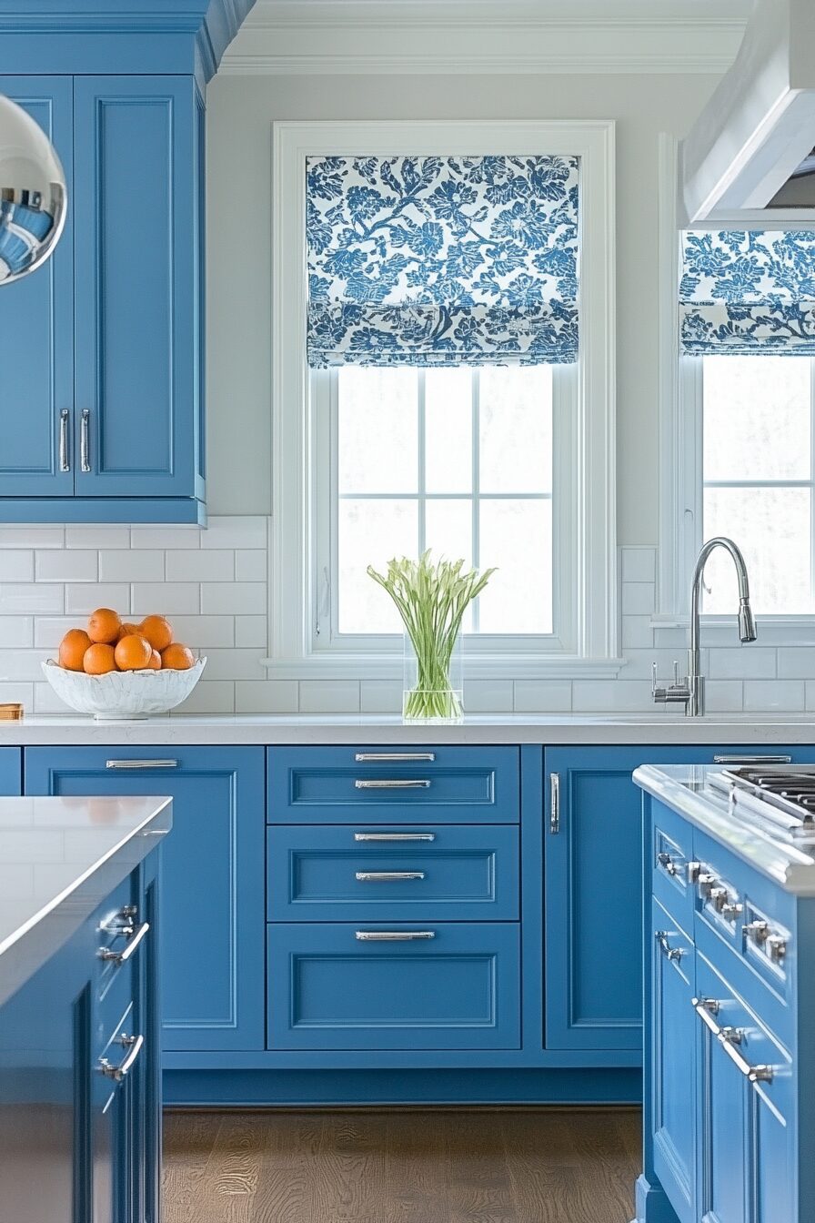 19 Blue Kitchen Cabinets to Transform Your Kitchen into a Serene Oasis 2 blue kitchen cabinets