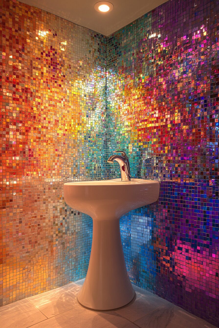 29 Small Bathroom Tile Ideas for a Fresh and Vibrant Bathroom Makeover 2 small bathroom tile ideas