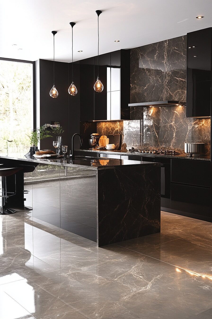 19 Dark Kitchen Cabinets to Bring a Bold Statement to Your Cooking Area 2 dark kitchen cabinets