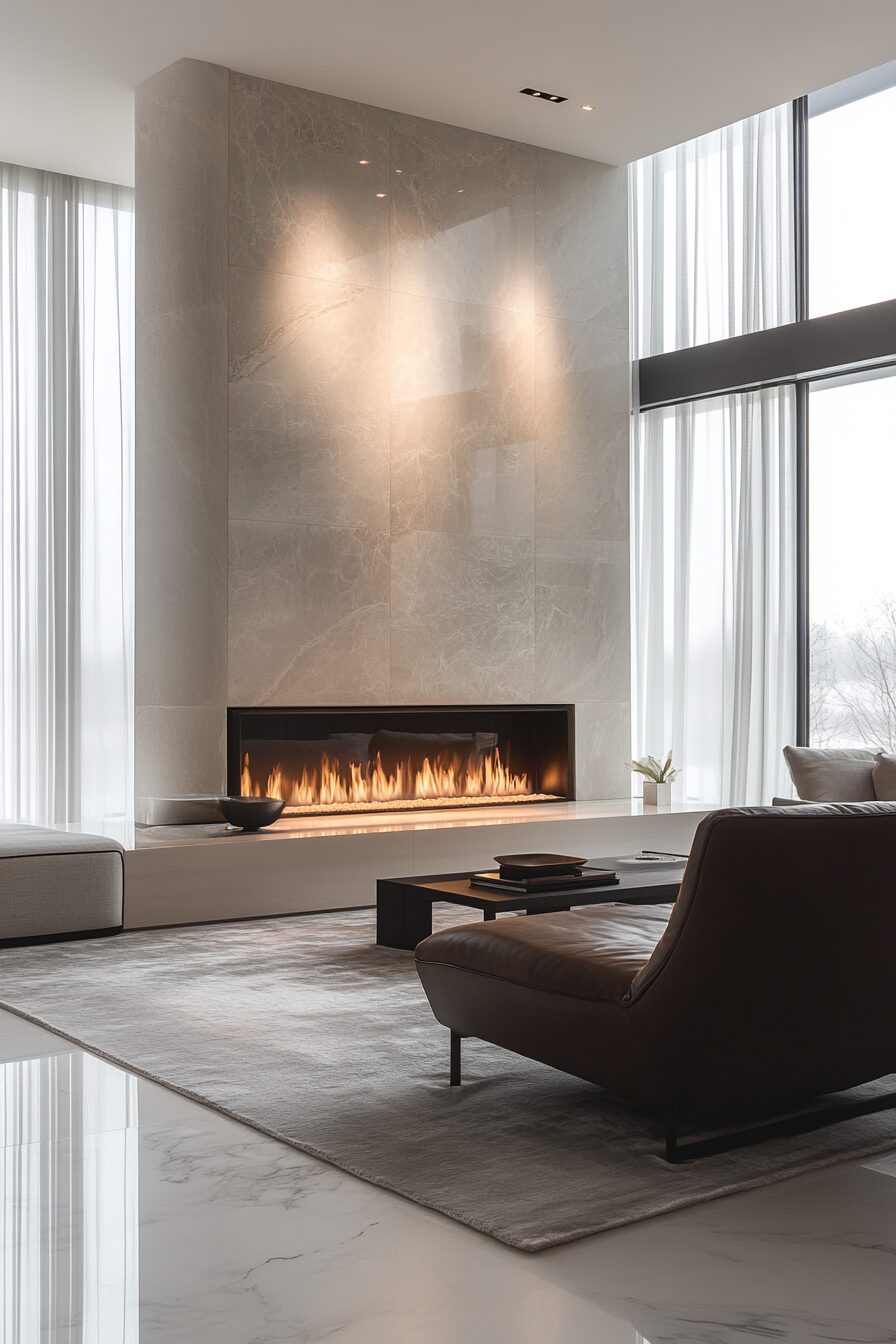 29 Modern Fireplace Ideas to Complement Any Room's Design 2 modern fireplace ideas