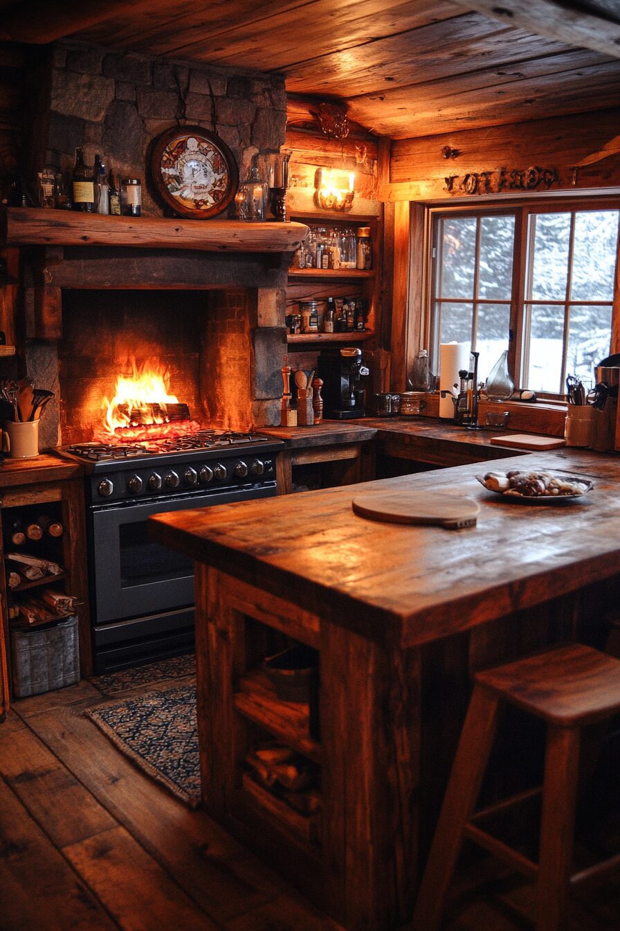 29 Little Cabin Kitchen Ideas to Bring Rustic Charm to Your Cooking Area 20 little cabin kitchen
