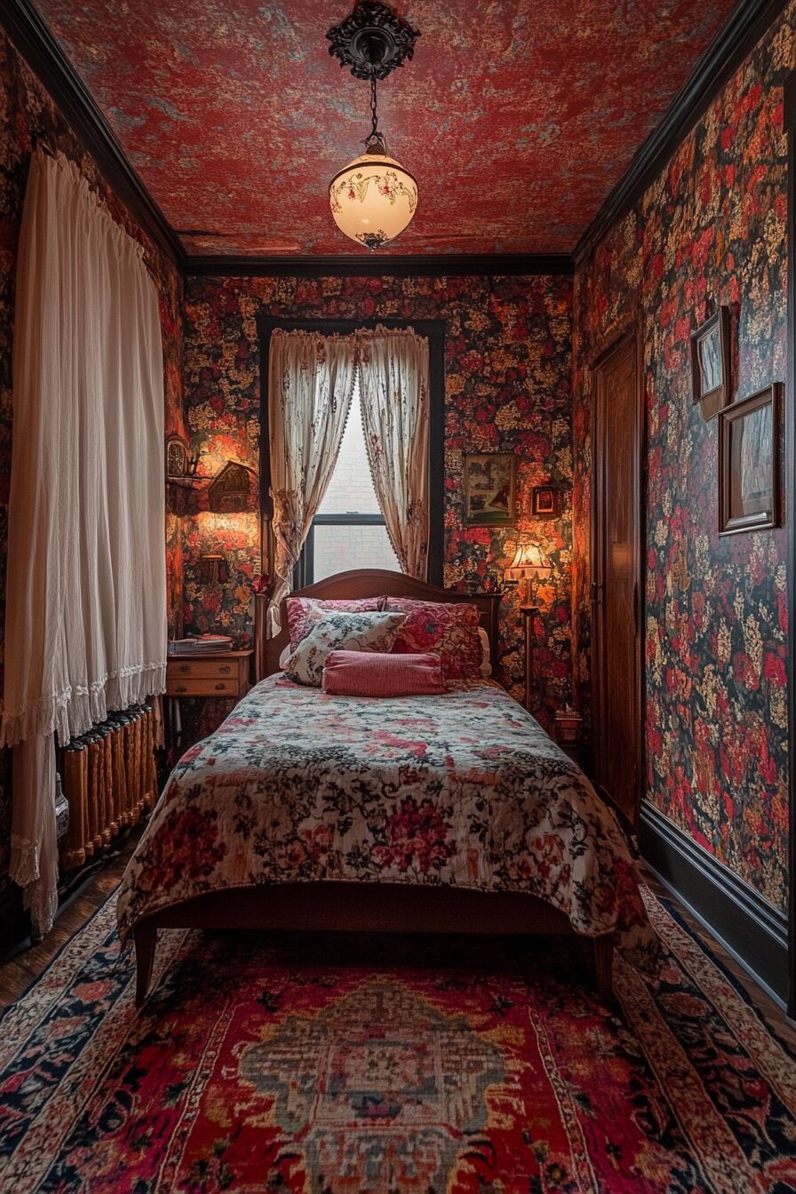 29 Small Maximalist Bedroom Ideas for a Fun and Eclectic Bedroom Makeover 20 Small Maximalist Bedroom