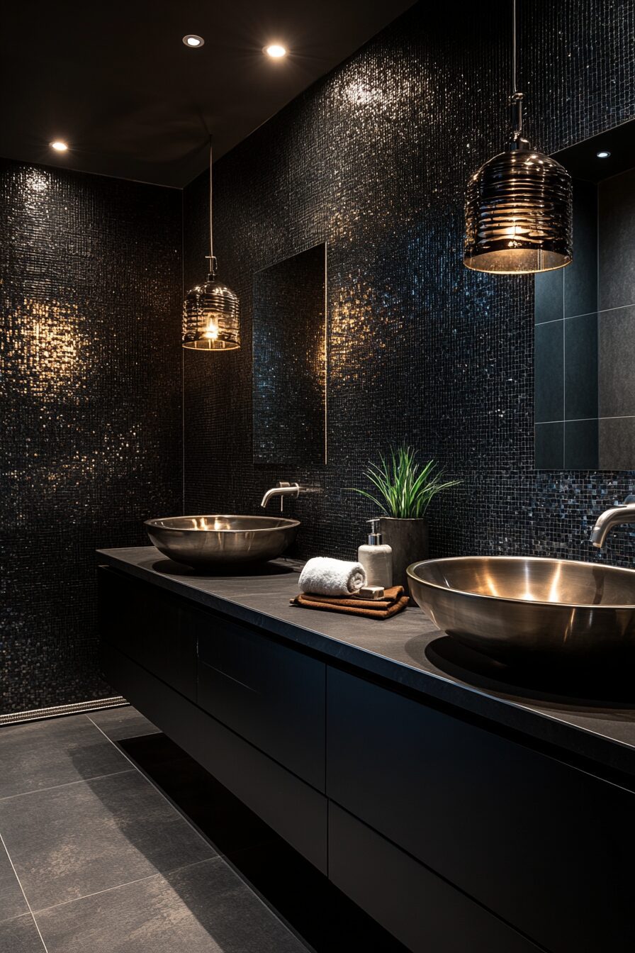 29 Black Bathroom Ideas for a Bold and Luxurious Bathroom Transformation 21 black bathroom