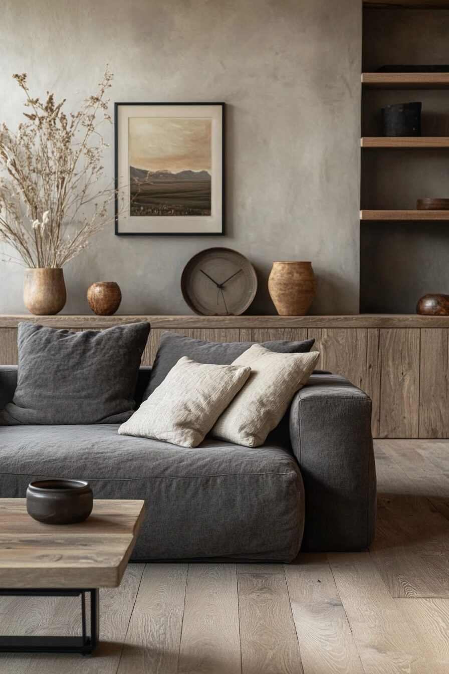 29 Dark Grey Sofa Living Room Ideas to Infuse Your Home with Modern Elegance 21 Dark grey sofa living room