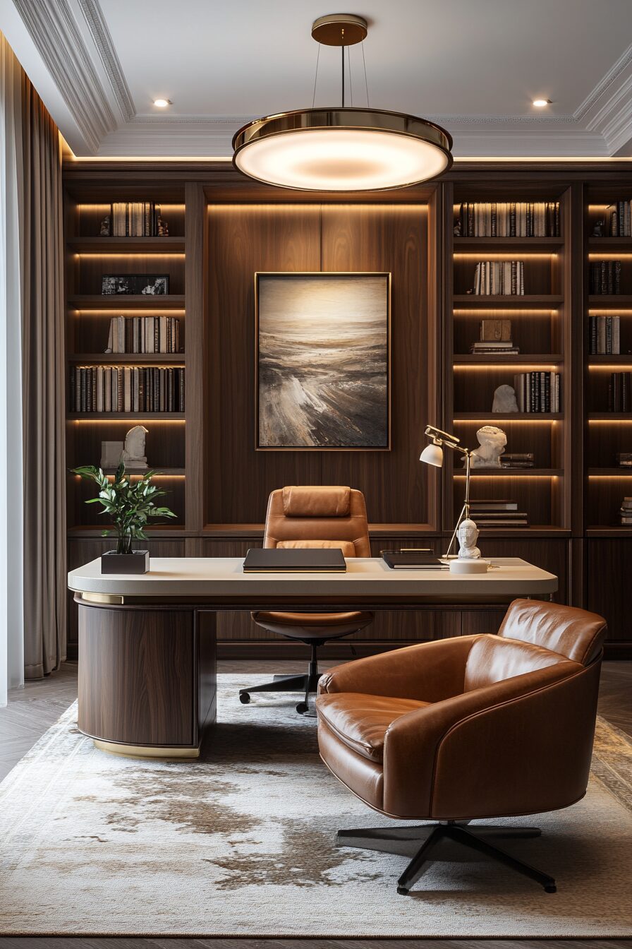 29 Elegant Home Office Ideas to Add Timeless Style and Practicality to Your Office 21 Elegant home office