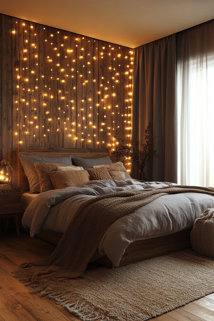 29 Boho Fairy Lights Bedroom Ideas to Create a Beautiful, Ethereal Bedroom 22 boho fairy lights bedroom ideas