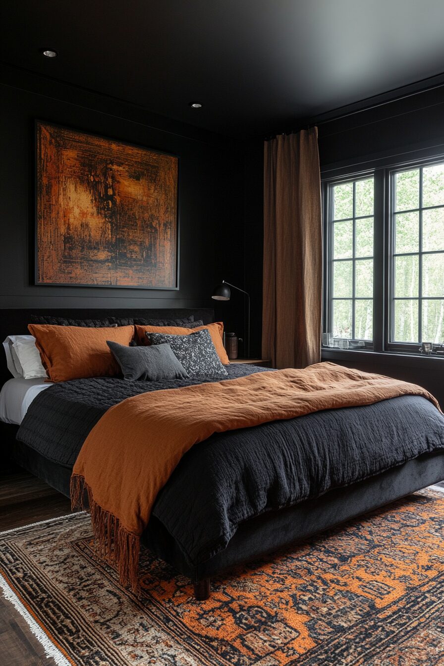 29 Black Bedroom Ideas to Create a Calming and Elegant Bedroom Vibe 22 black bedroom