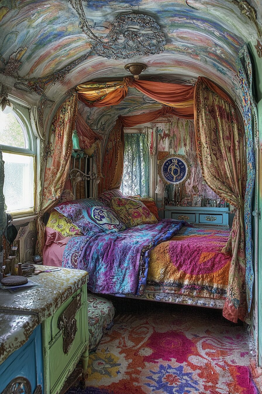 29 Boho Bedroom with Canopy Ideas for a Relaxing, Enchanting Bedroom Makeover 22 Boho Bedroom with Canopy