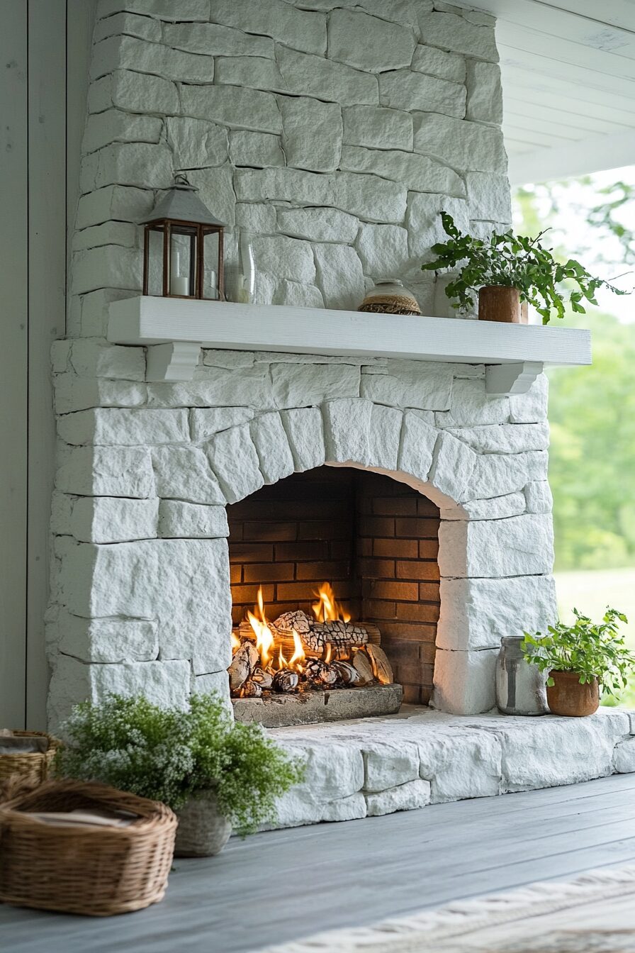 29 Farmhouse Fireplace Ideas to Bring Classic Warmth and Style into Your Space 23 Farmhouse Fireplace