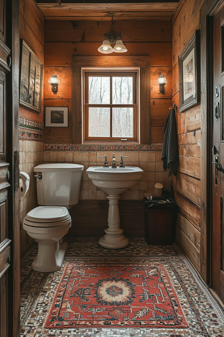 29 Little Cabin Bathroom Ideas to Maximize Space While Keeping it Cozy 23 little cabin bathroom