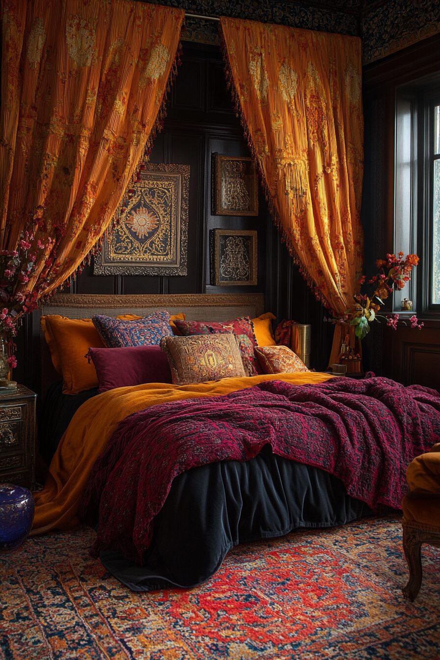 29 Eclectic Boho Bedroom Ideas That Embrace Vibrant Colors and Textures 23 Eclectic Boho Bedroom