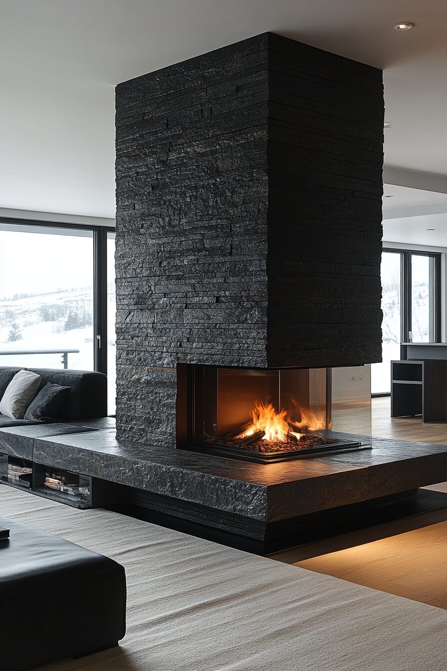 29 Modern Fireplace Ideas to Complement Any Room's Design 23 modern fireplace ideas