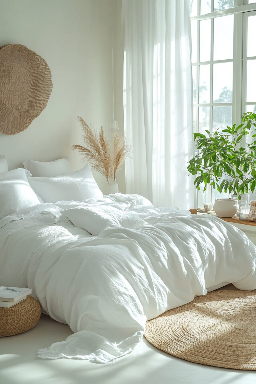 29 Monochrome Boho Bedroom Ideas for a Bold and Beautiful Bedroom Makeover 24 Monochrome Boho Bedroom