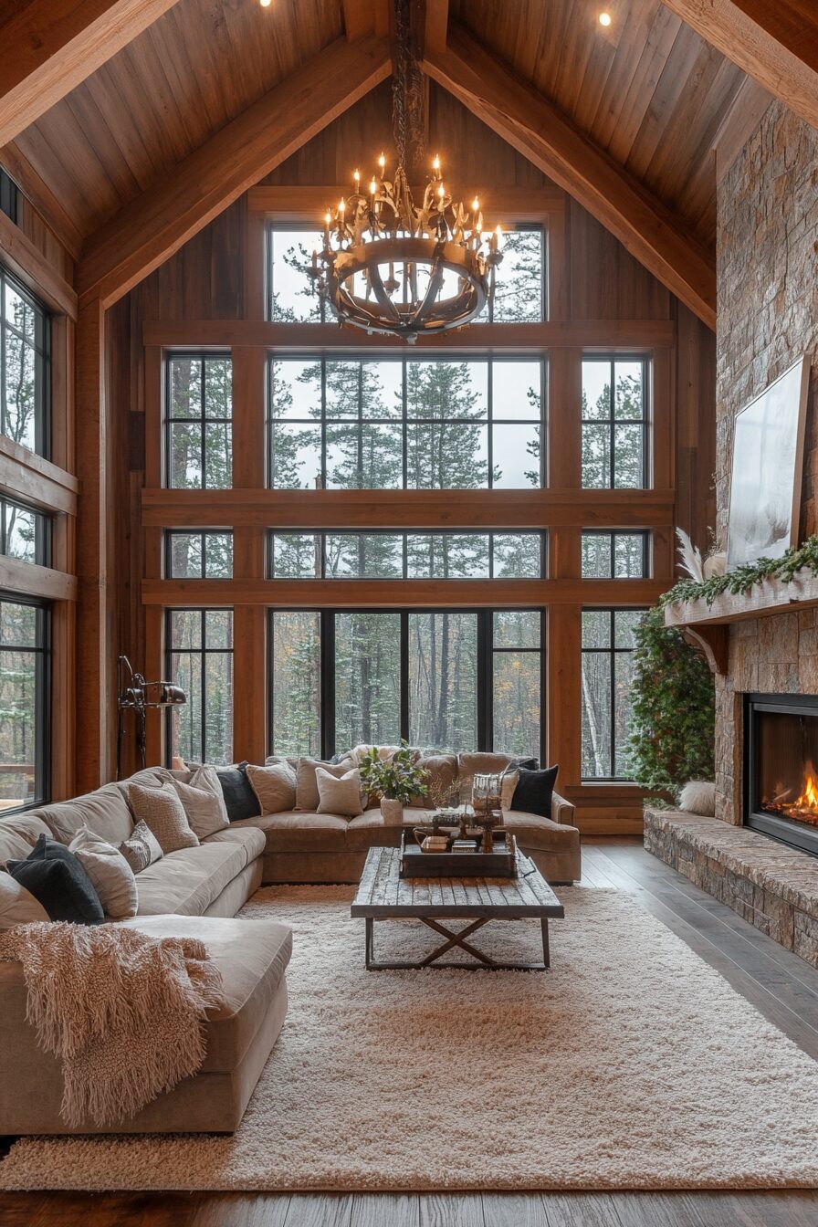 29 Little Cabin Living Room Ideas to Design a Beautiful and Functional Retreat 24 little cabin living room