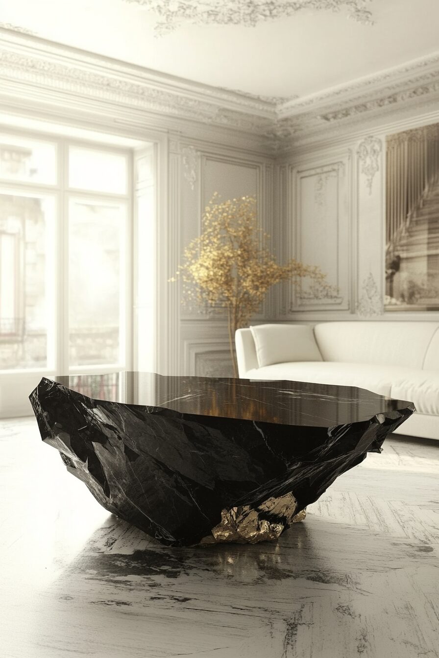 29 Black and White Living Room Ideas for Perfecting Your Living Room Aesthetic 24 Black and white living room