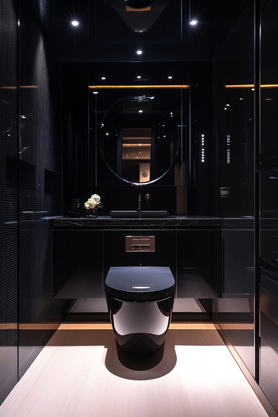 29 Black Bathroom Ideas for a Bold and Luxurious Bathroom Transformation 25 black bathroom