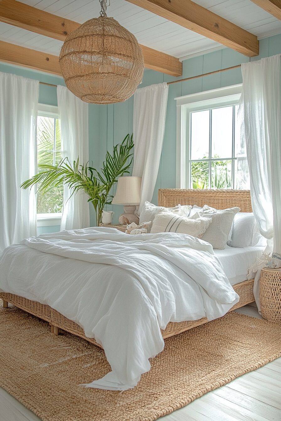 29 Beachy Room Inspo Ideas to Embrace a Cool and Casual Coastal Style 26 Beachy Room Inspo