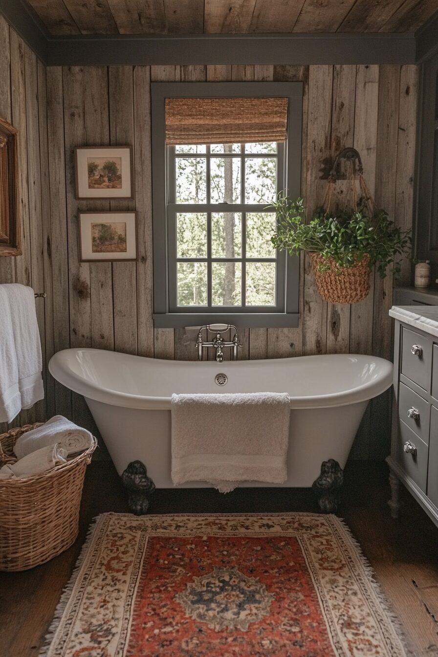 29 Small Bathroom with Tub and Shower Combo Farmhouse Ideas for a Luxurious yet Practical Bathroom 26 Small Bathroom With Tub And Shower Combo Farmhouse