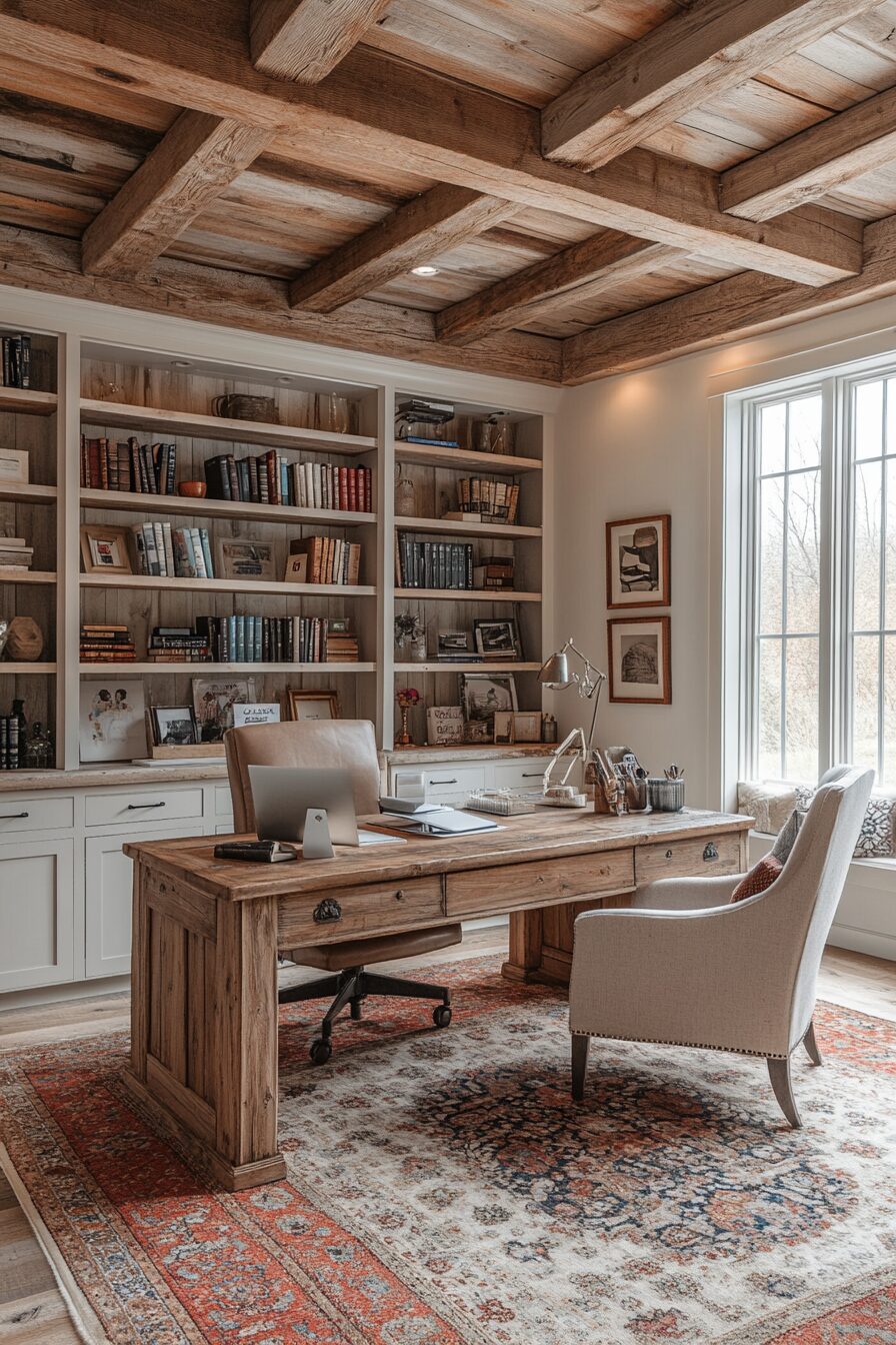 29 Farmhouse Interiors to Elevate Your Home with Vintage Charm 26 Farmhouse Interiors