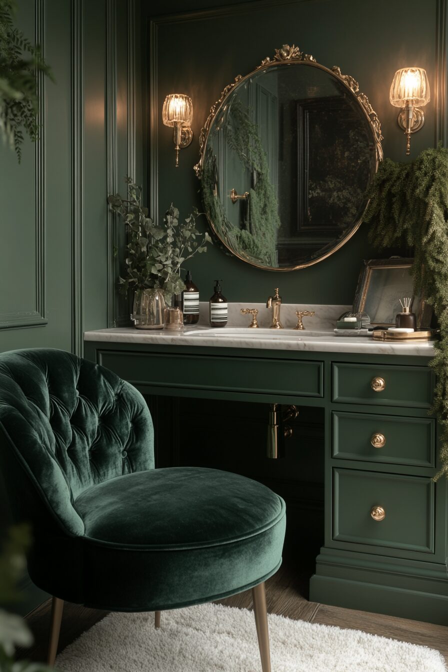 29 Green Bathroom Ideas to Create a Serene and Beautiful Bathroom Environment 26 green bathroom